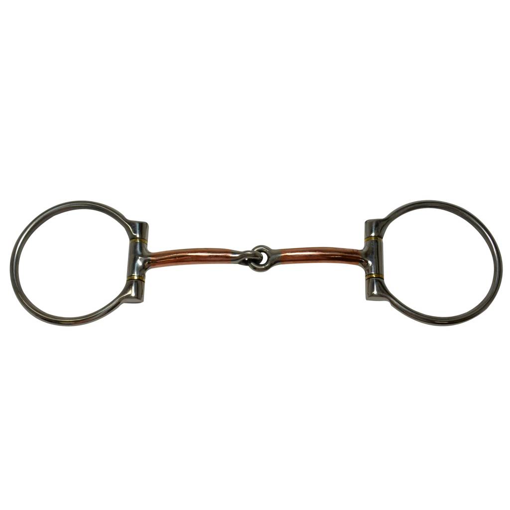 Reinsman Smooth Offset Dee Snaffle Bit