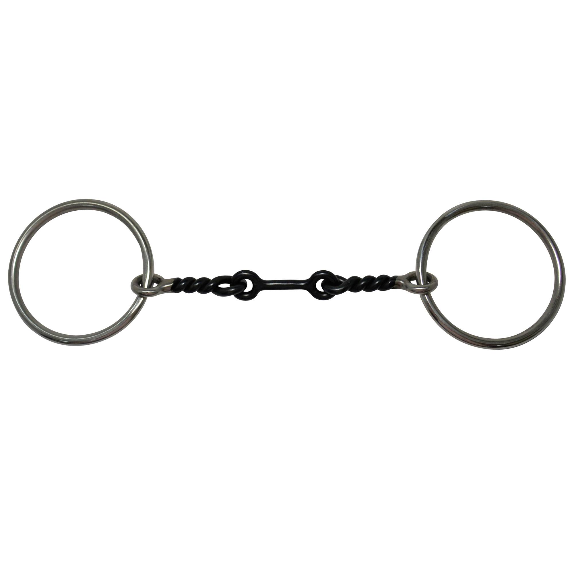 Reinsman French Link Loose Twisted Ring Snaffle Bit