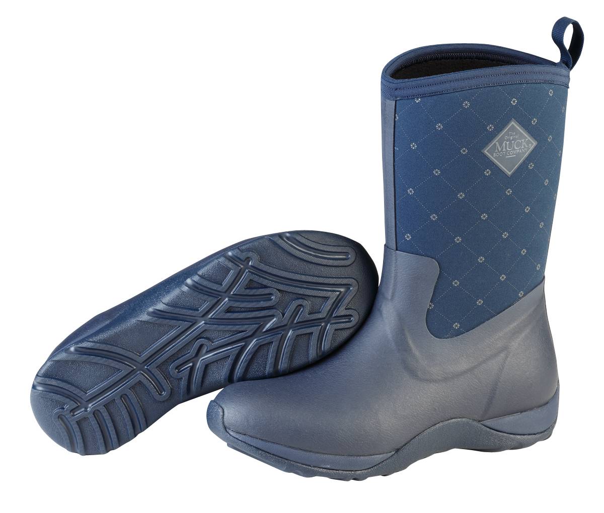 Muck Boots Arctic Weekend Mid-Height Boots - Ladies - Navy Quilt
