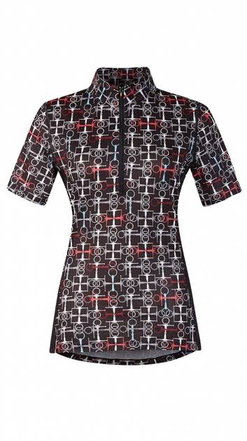 Kerrits Breeze Ice Fil Print Short Sleeve - Snaffle Bits