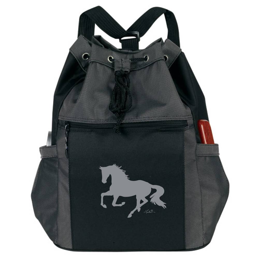 5-870319 Lila Blakeslee Drawstring Horse Backpack sku 5-870319