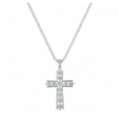 Montana Silversmiths Round Bling Brilliance Cross Necklace