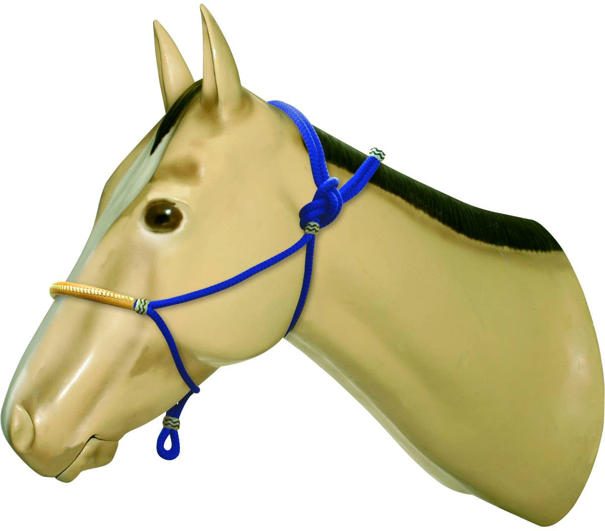 Action Rope Halter With Leather Noseband