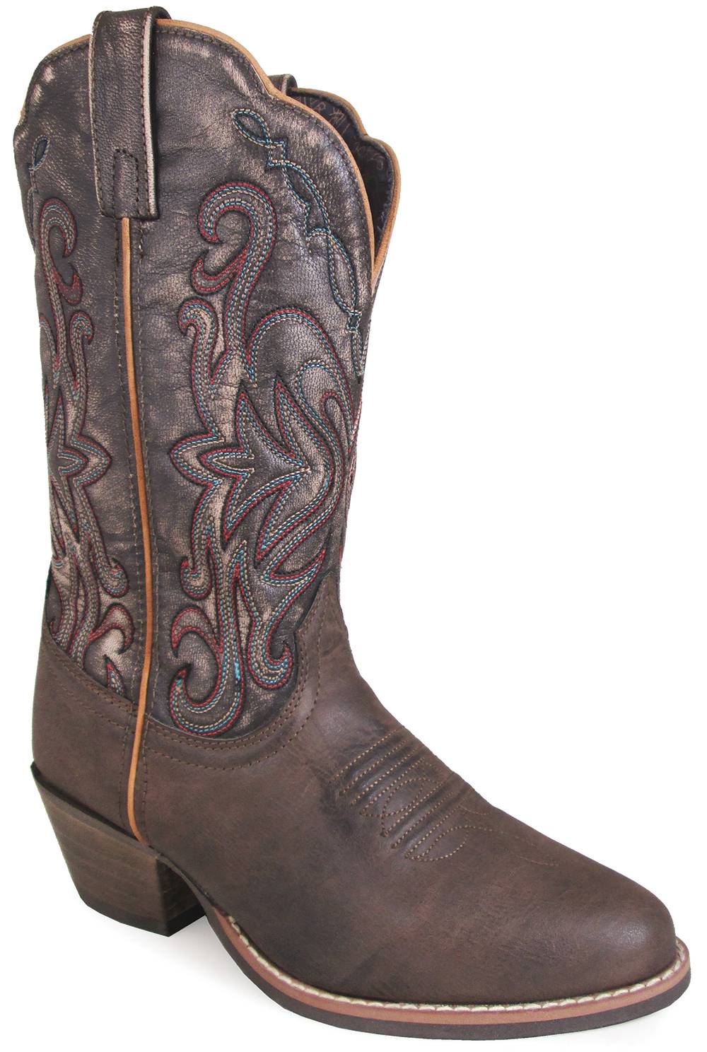 Smoky Mountain Fusion 1 Western Boots - Ladies - Brown/Vintage Black