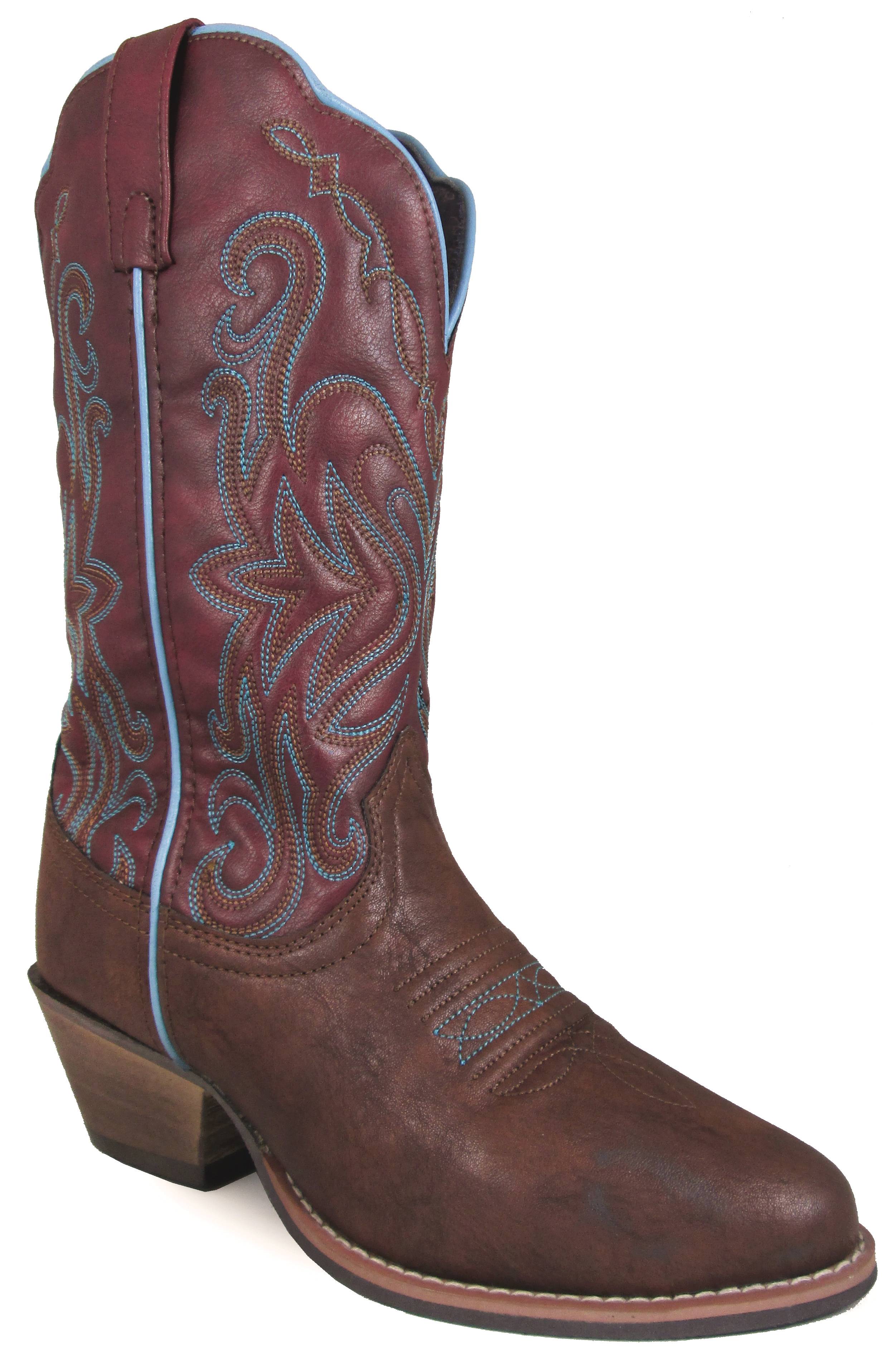Smoky Mountain Altona Western Boots - Ladies  - Brown/Rust