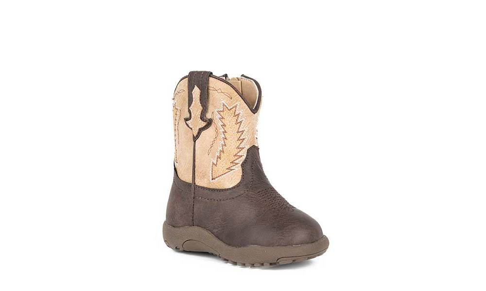 Roper Cowbabies Billy Faux Leather Western Boots Infant Boys