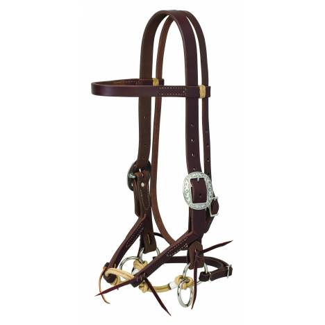 Weaver Justin Dunn Oiled Bitless Bridle