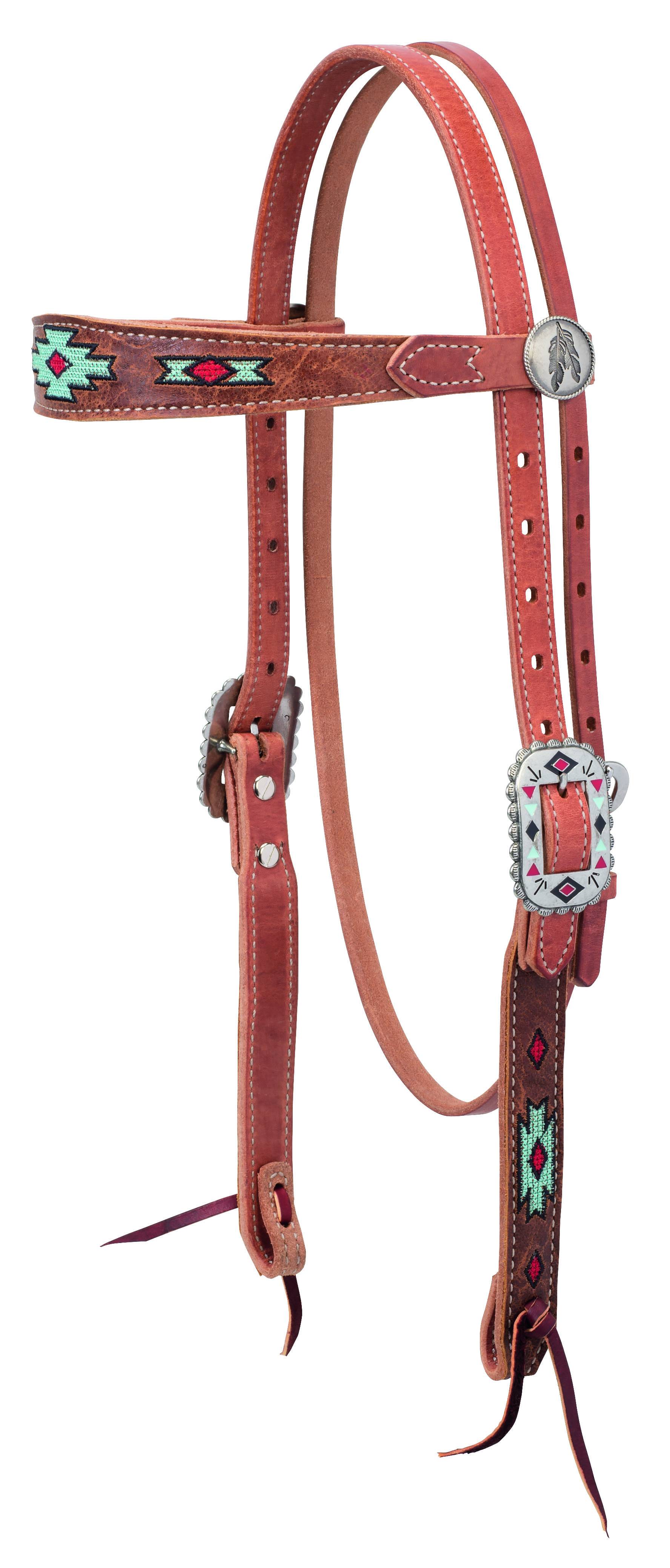 5-876069 Weaver Native Spirit Browband Headstall sku 5-876069