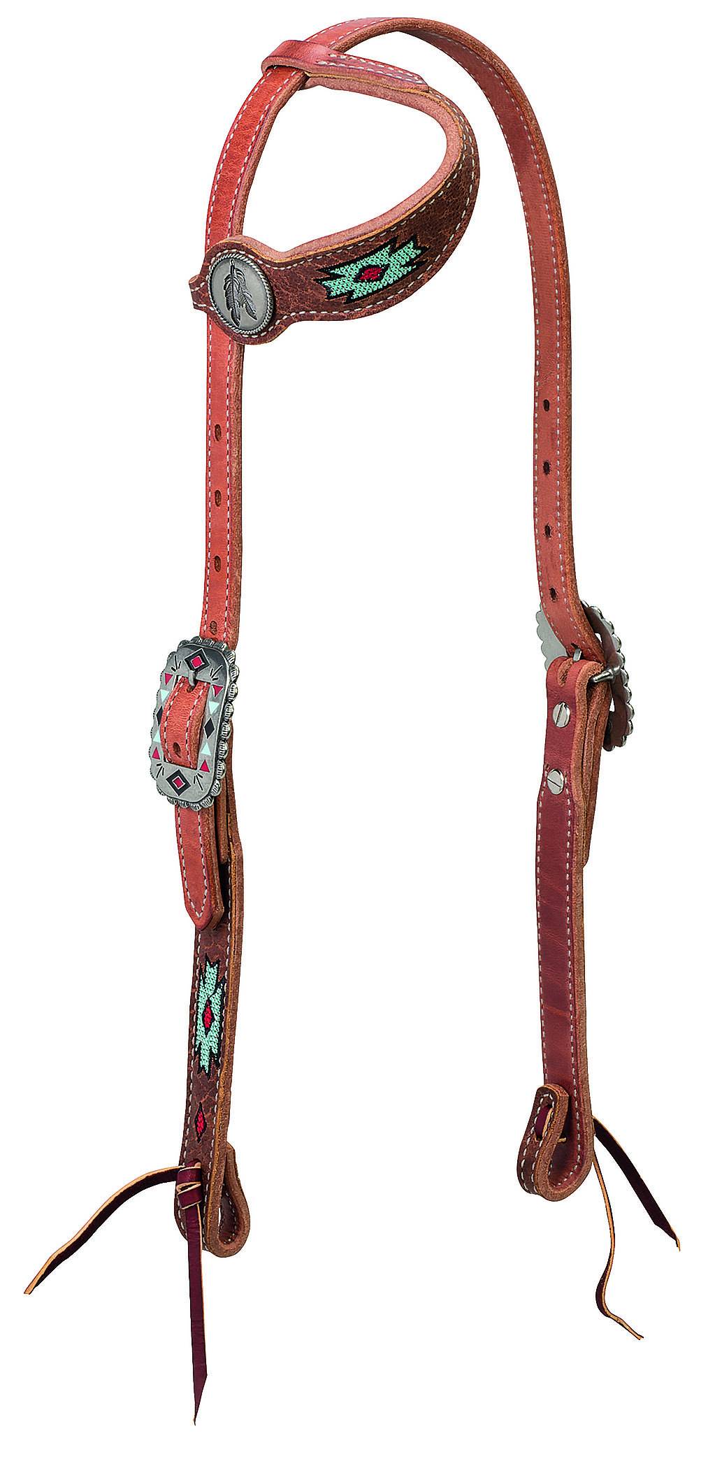 5-876070 Weaver Native Spirit Sliding Ear Headstall sku 5-876070