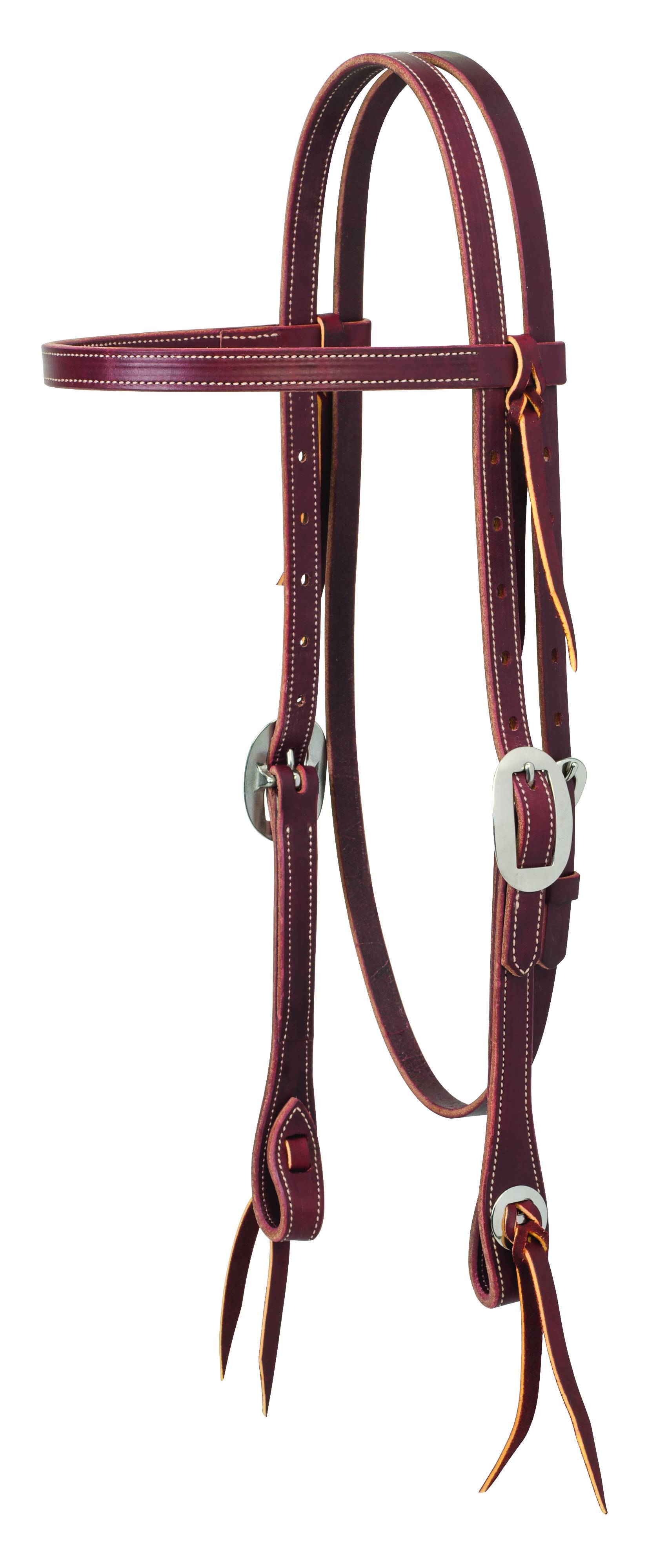 5-876087 Weaver Buttered Latigo Leather Browband Headstall sku 5-876087