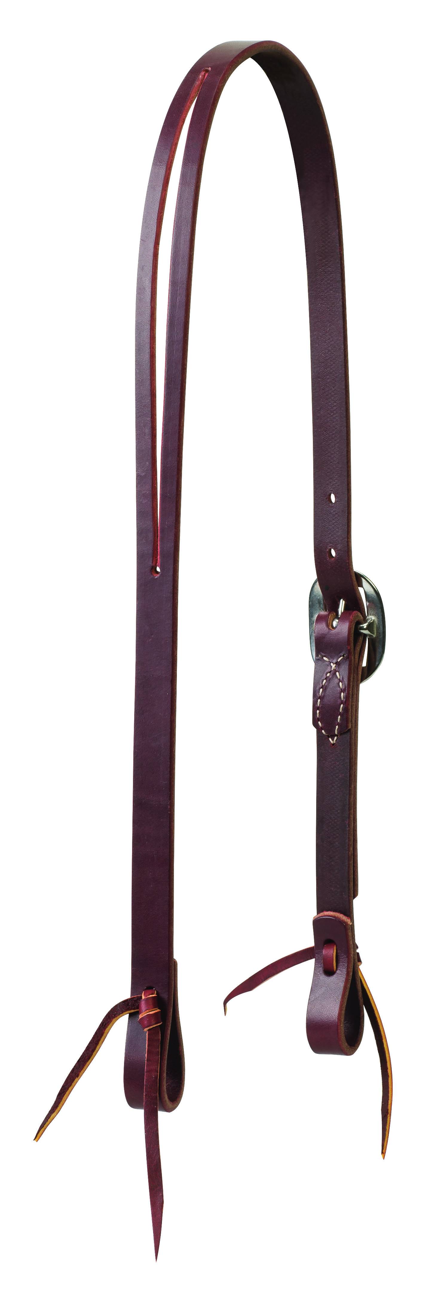 5-876089 Weaver Buttered Latigo Leather Split Ear Headstall sku 5-876089