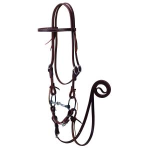 Weaver Working Tack Bridle With Ring Snaffle Bit
