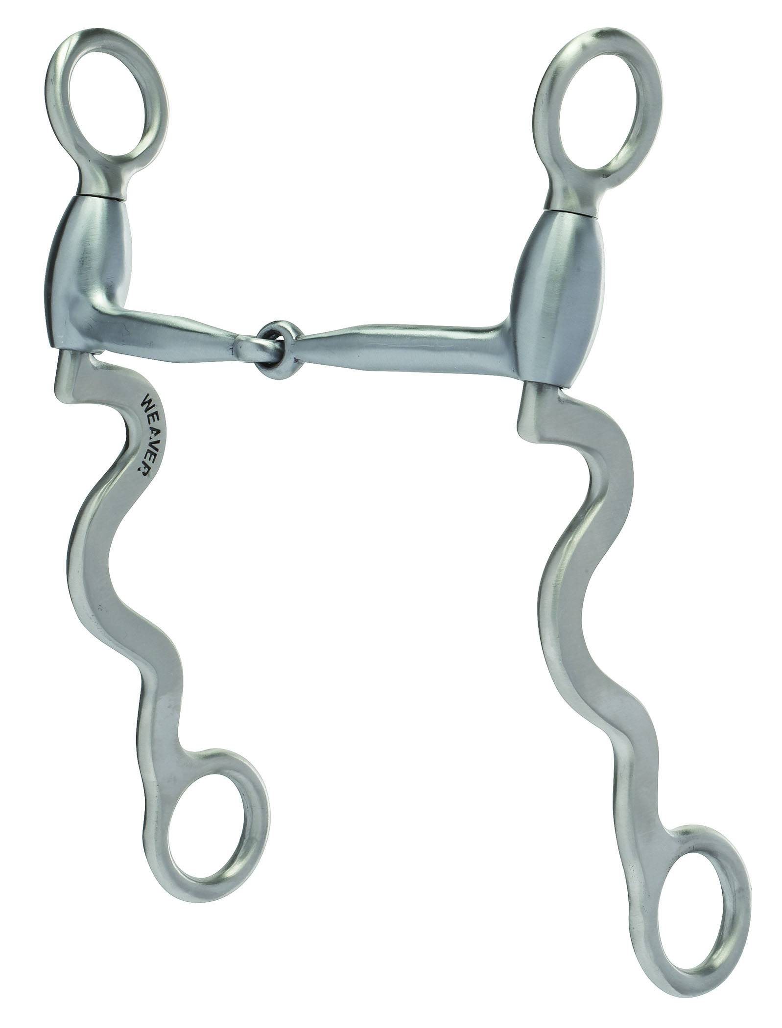 Weaver Sweet Iron Snaffle Copper Inlay Mouth Bit