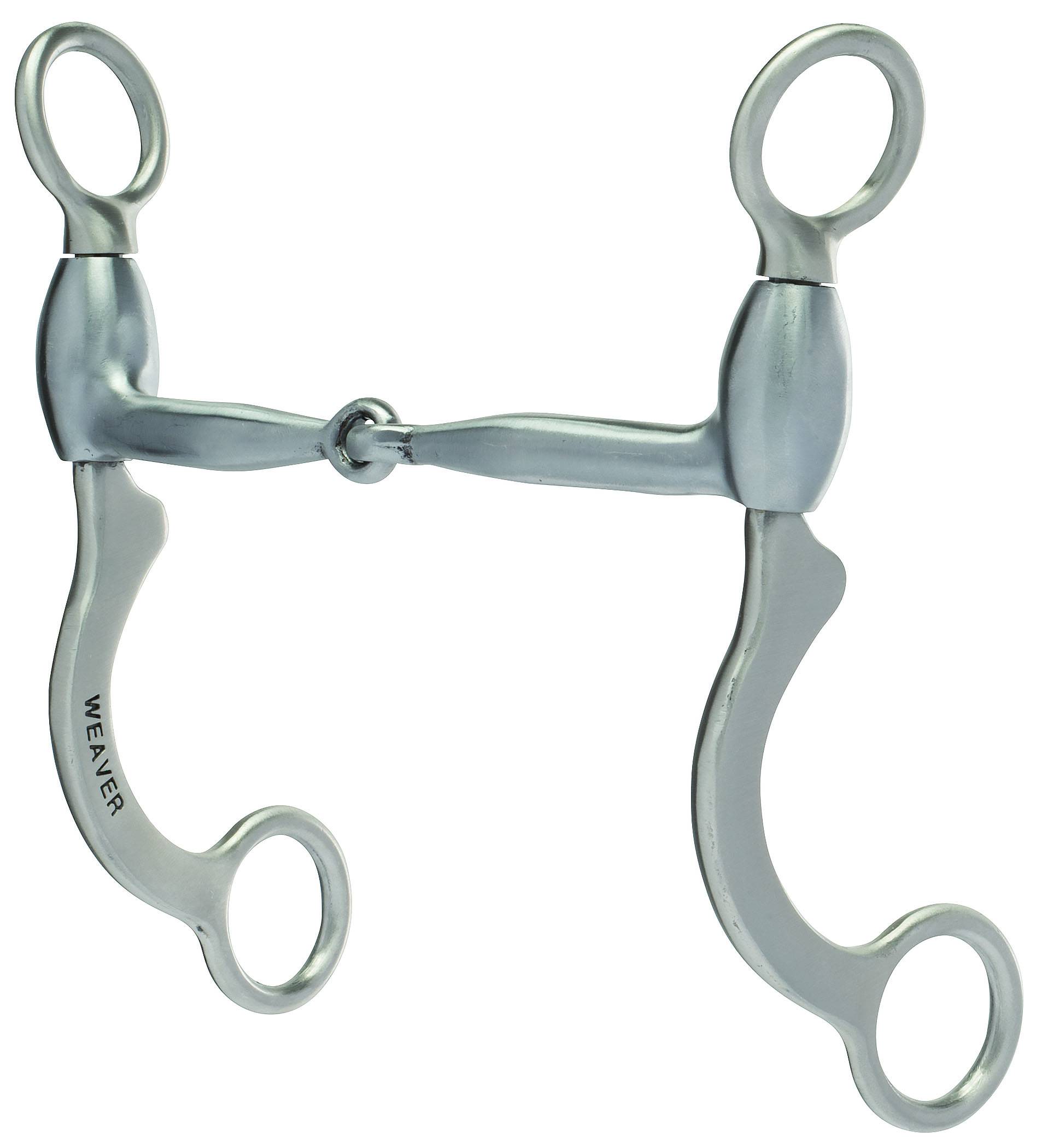 Weaver Sweet Iron Snaffle Copper Inlay Short Shank Bit Bit