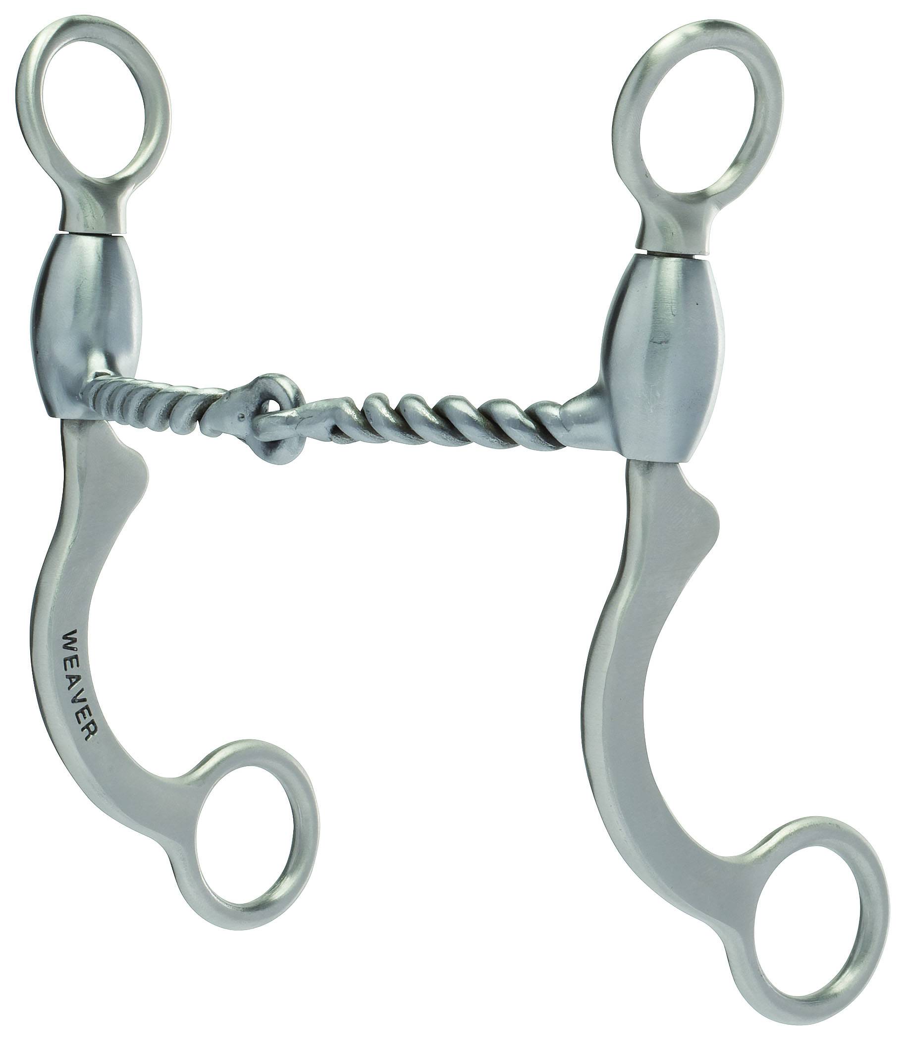 Weaver Sweet Iron Twisted Snaffle Short Shank Bit