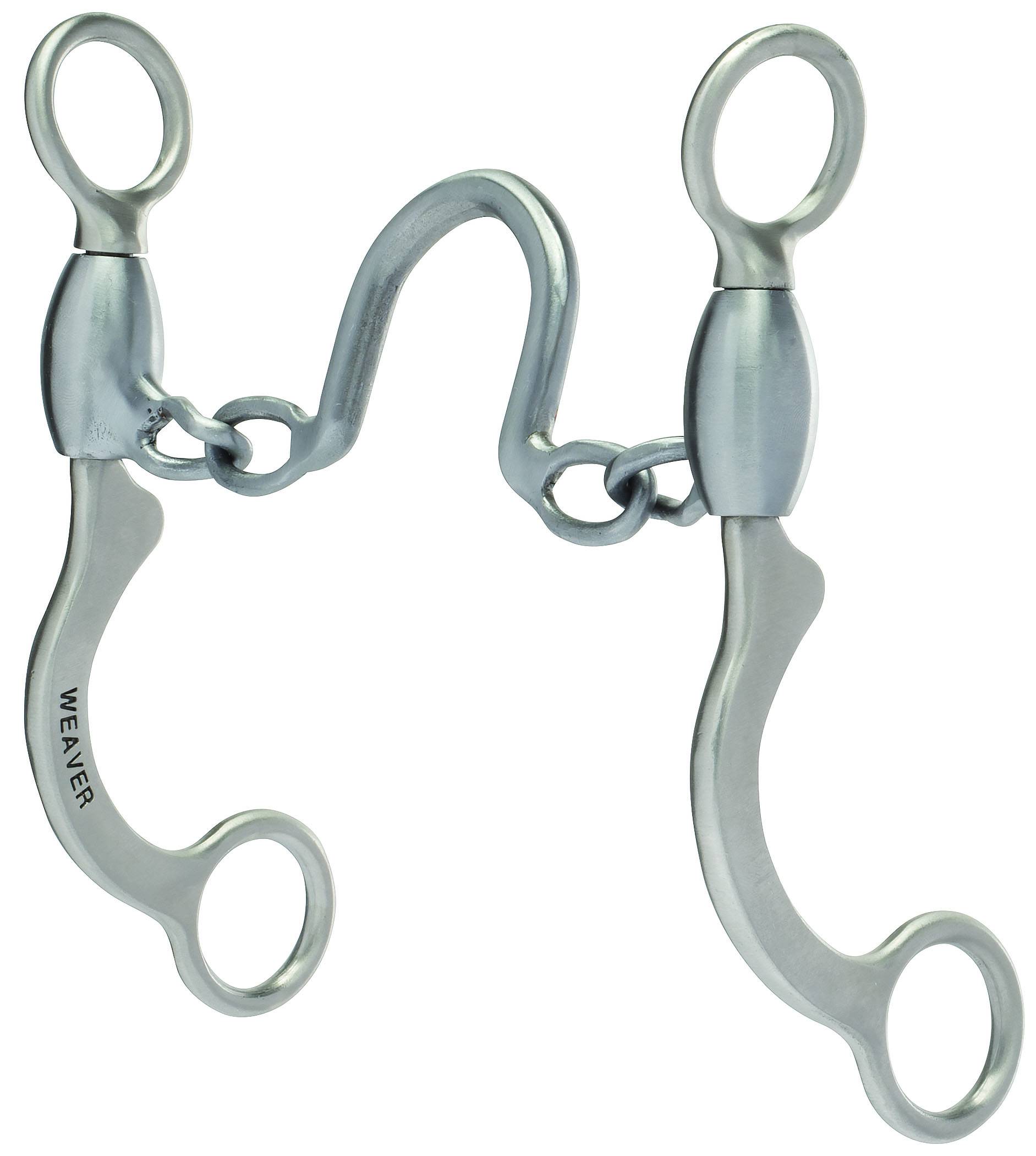 Weaver Sweet Iron Chain Medium Port Short Shank Bit