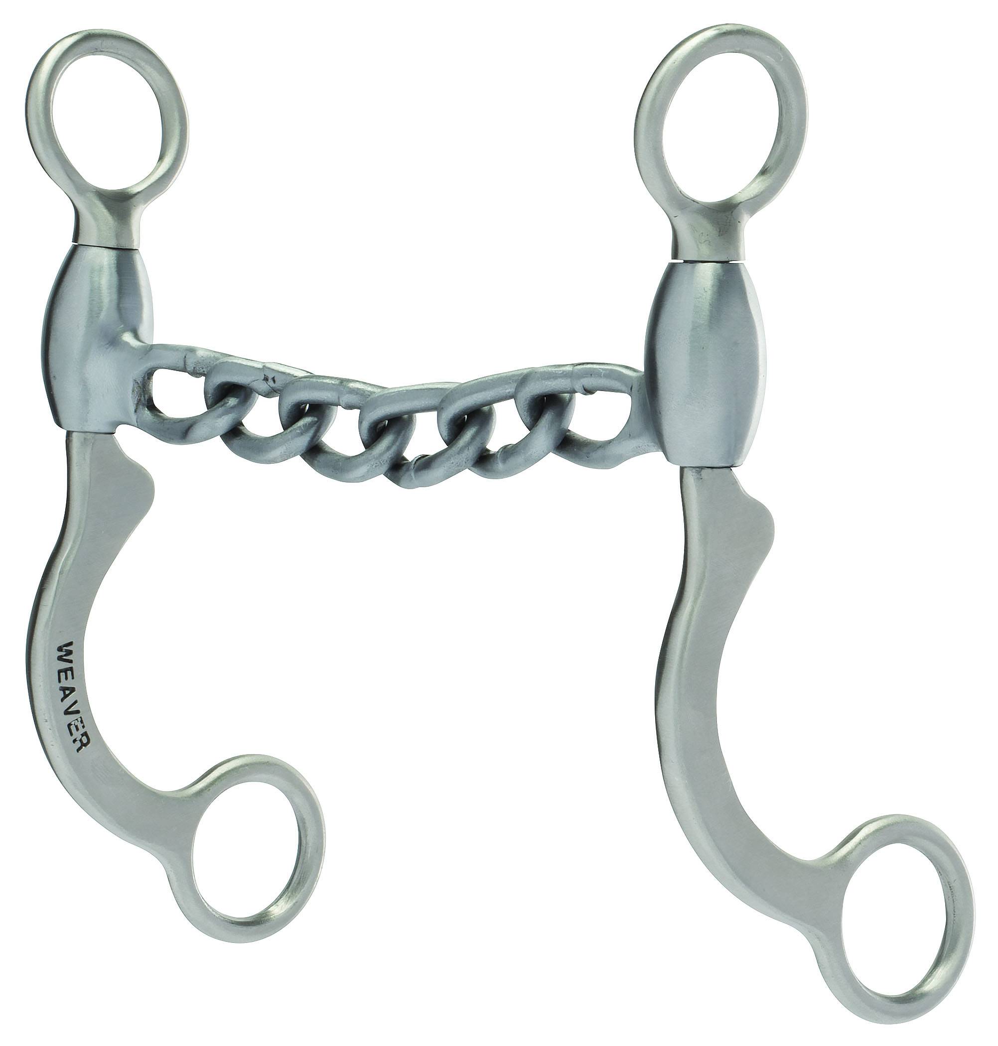 Weaver Sweet Iron Polished Chain Short Shank Bit