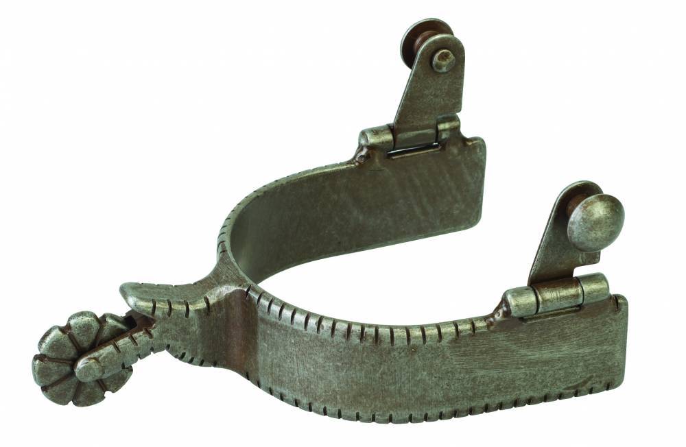 Weaver Mens Plain Buffed Brown Band Spur EquestrianCollections