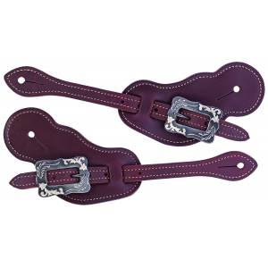 Weaver Buckaroo Oiled Harness Leather Spur Straps