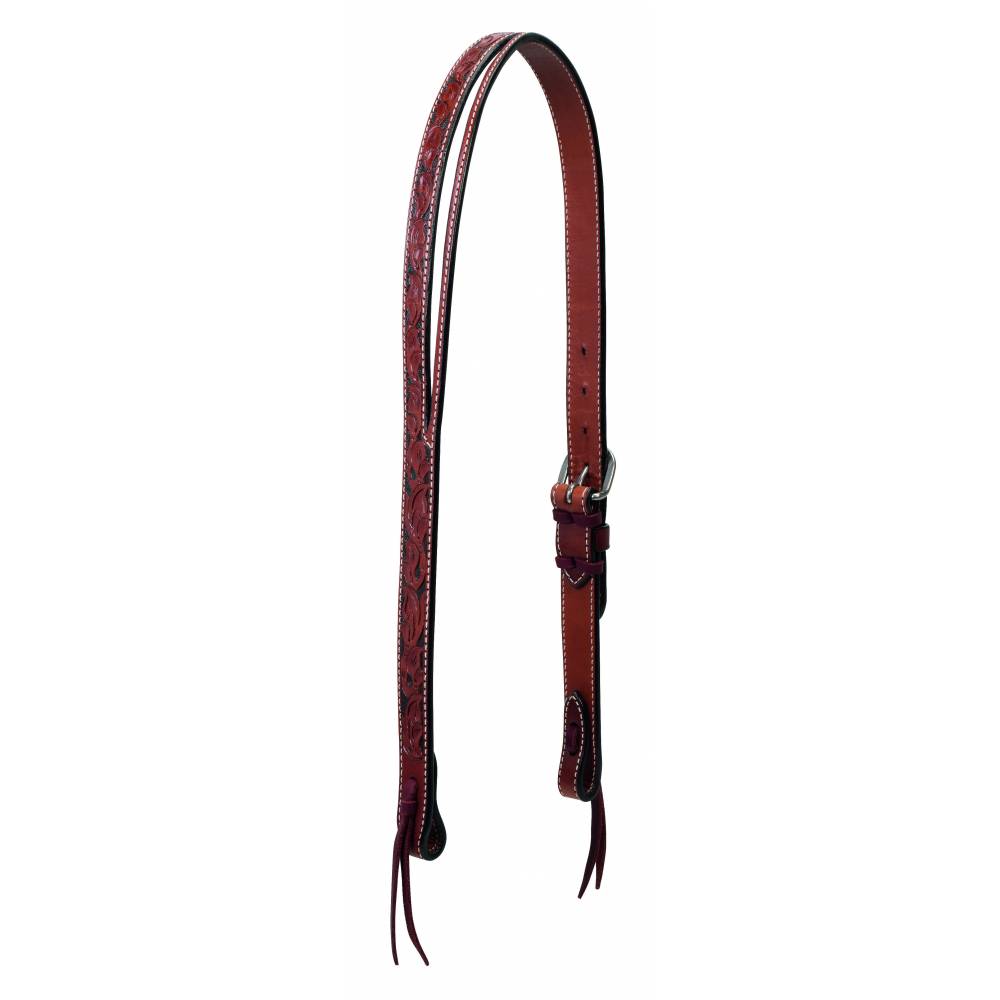 Weaver Floral Carved Belt Headstall EquestrianCollections