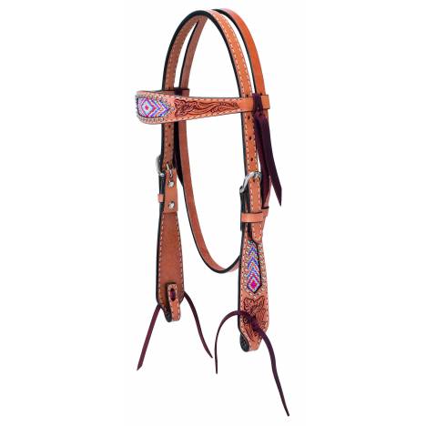 Weaver Diamond Beaded Pony Browband Headstall