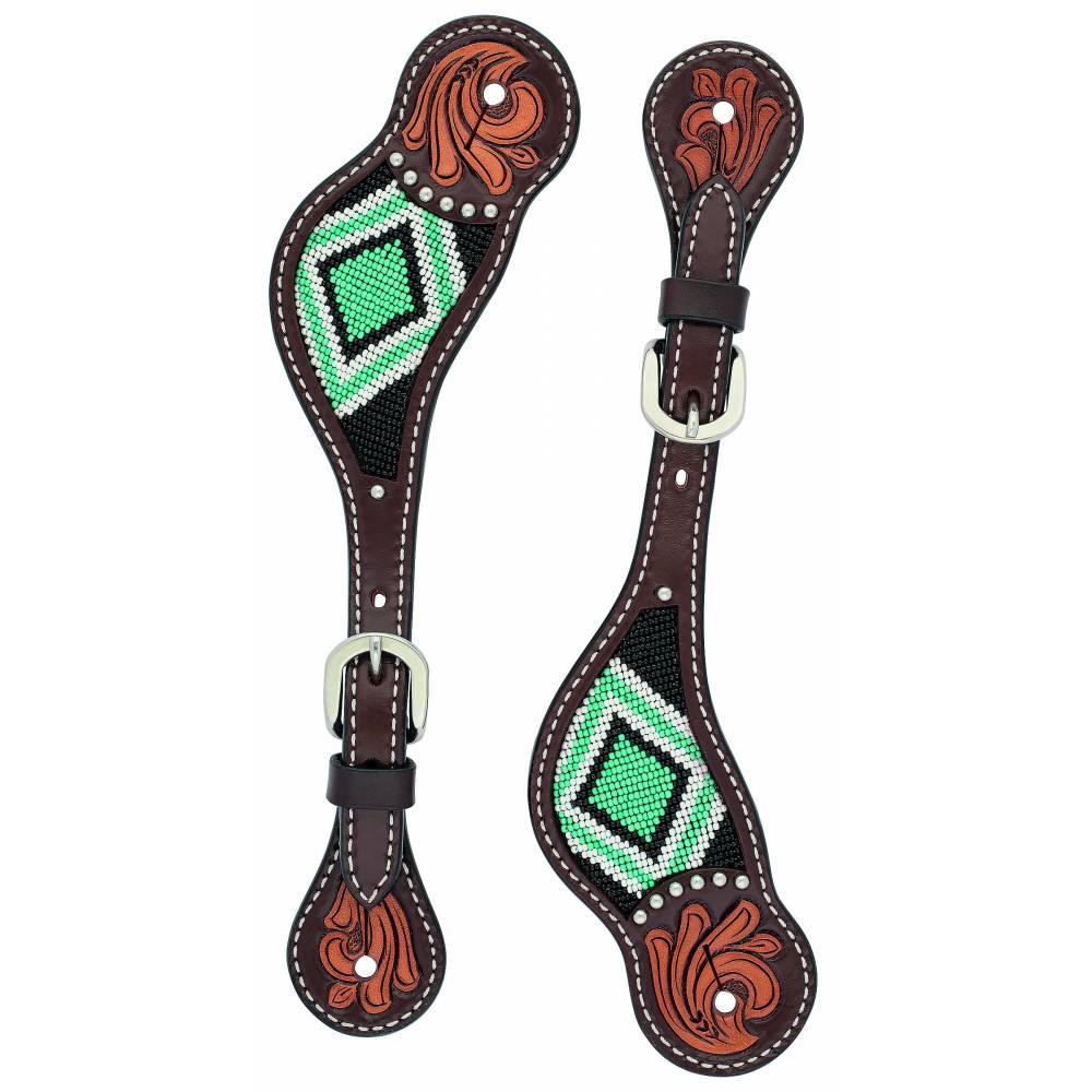 Weaver Beaded Diamond Spur Straps Ladies EquestrianCollections
