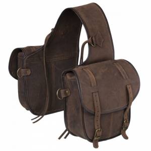Tough-1 Tough-1 Soft Leather Tie on Horn Bag