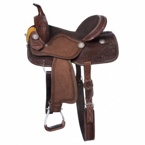 Silver Royal Jackpot Barrel Saddle