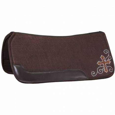 Tough 1 Contour Felt 3/4" Saddle Pad - Crystal