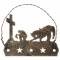 Tough-1 Equine Motif Ornament With Glitter Finish - Cowboy Prayer