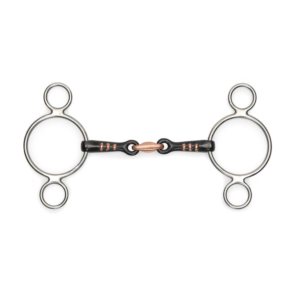 Shires Two Ring Sweet Iron Gag Bit