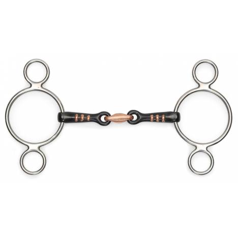 Shires Two Ring Sweet Iron Gag Bit