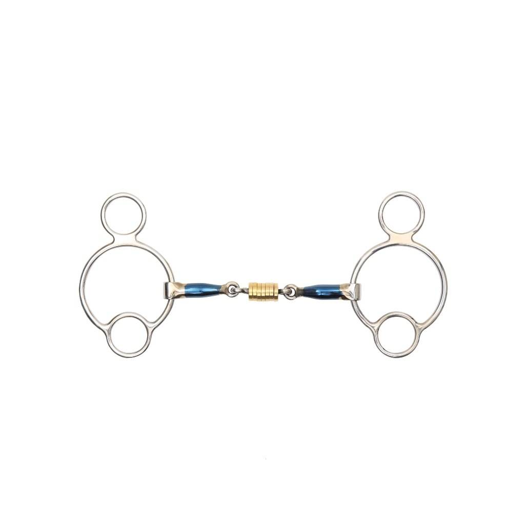 Shires Blue Sweet Iron Universal Roller Link Bit