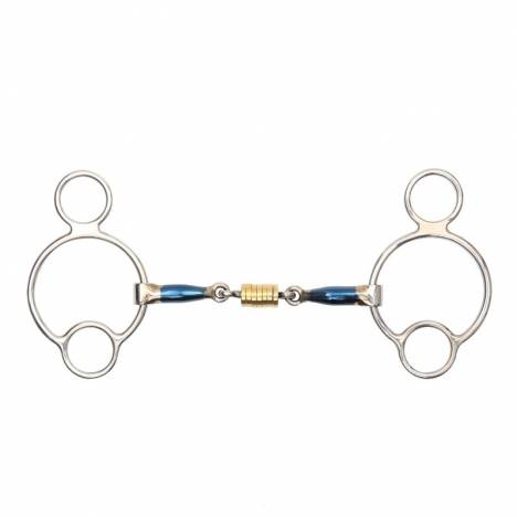 Shires Blue Sweet Iron Universal Roller Link Bit