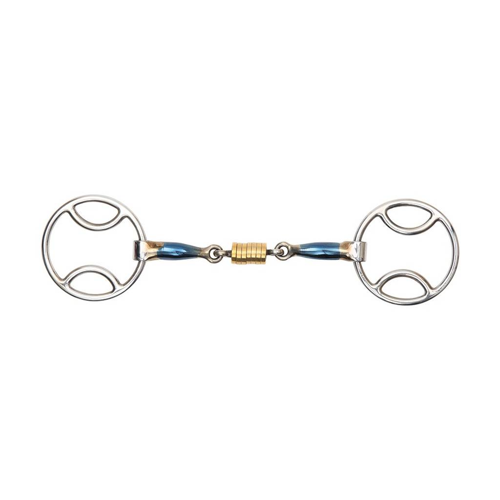 Shires Blue Sweet Iron Bevel Roller Link Bit