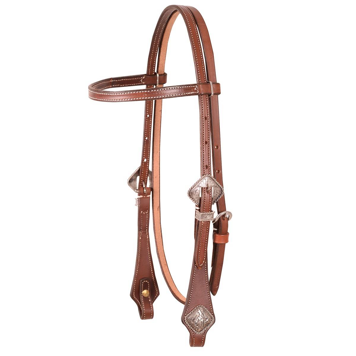 Martin Rockin Out Bronc Rider Concho Browband Headstall