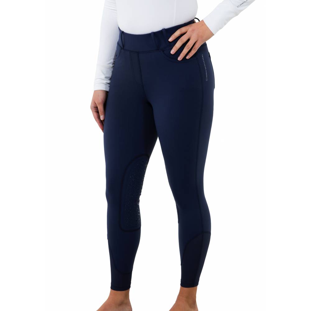 navy running tights ladies