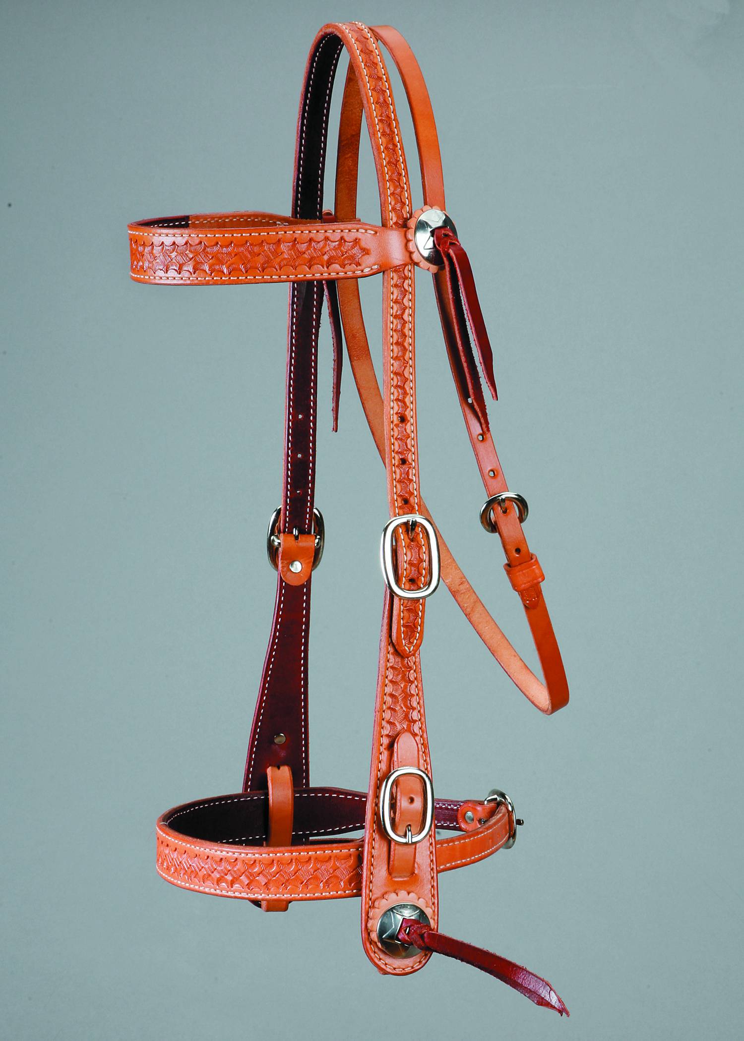 Colorado Saddlery Basket Stamp Old Timer Headstall