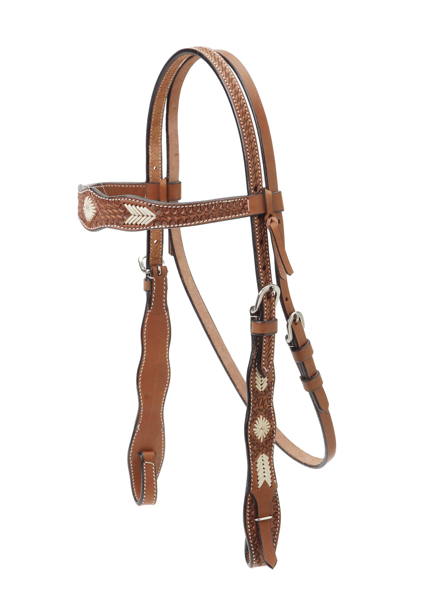 5-879780 Colorado Saddlery Basket Stamped Braided Rawhide O sku 5-879780