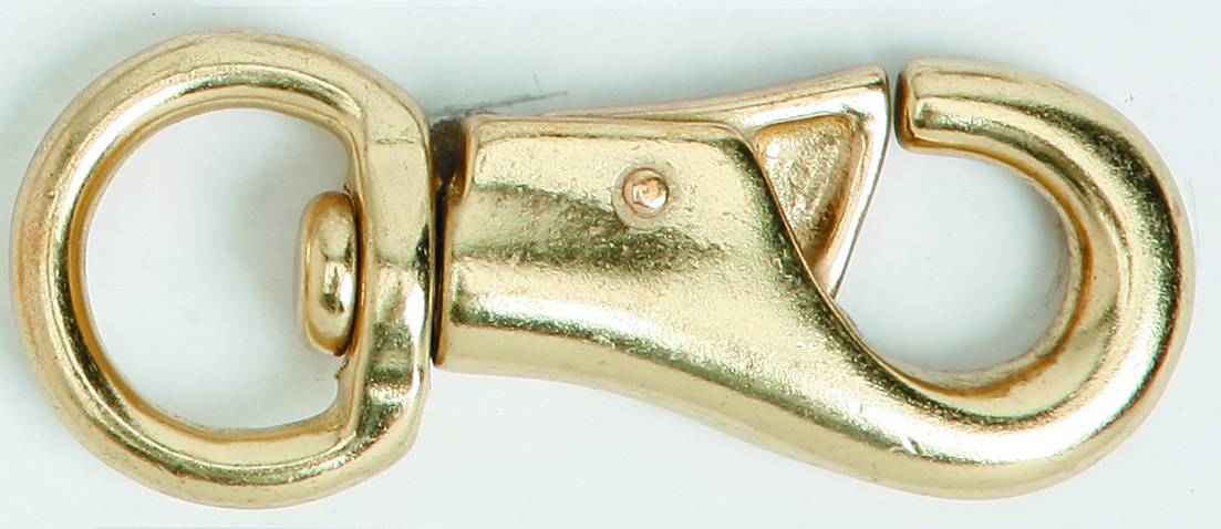 Colorado Saddlery Brass Bull Snap