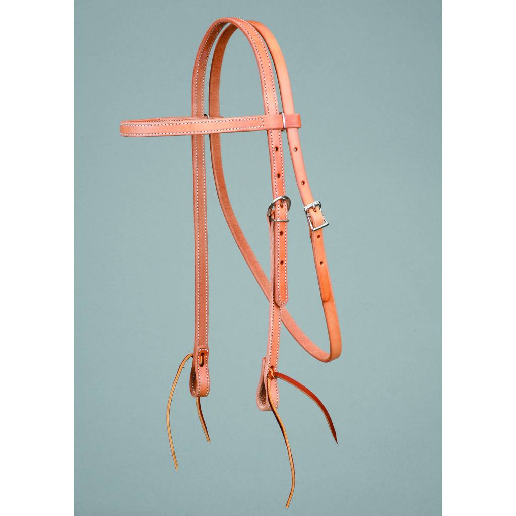 Colorado Saddlery Harness Leather Browband Headstall