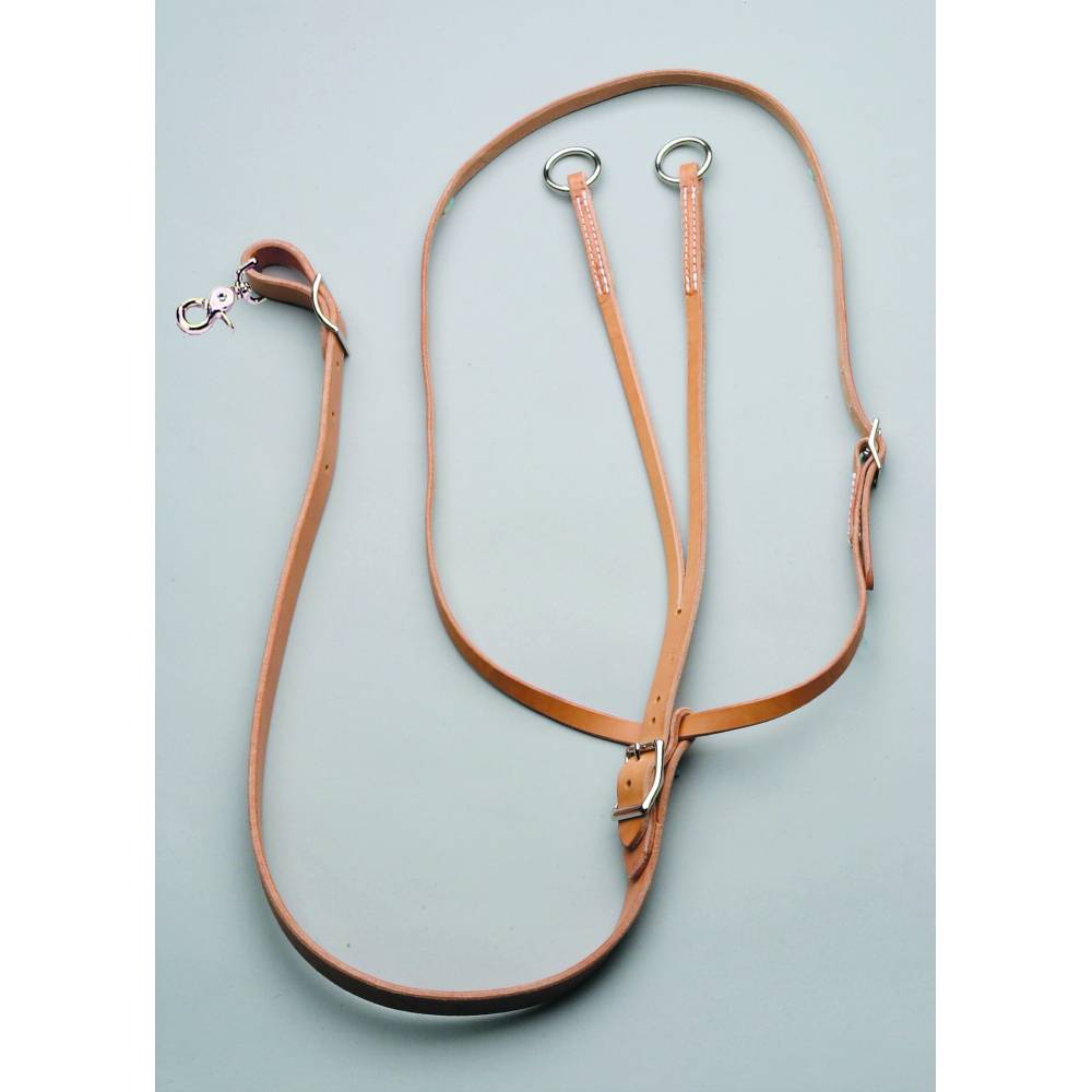 Colorado Saddlery Harness Leather Running Martingale