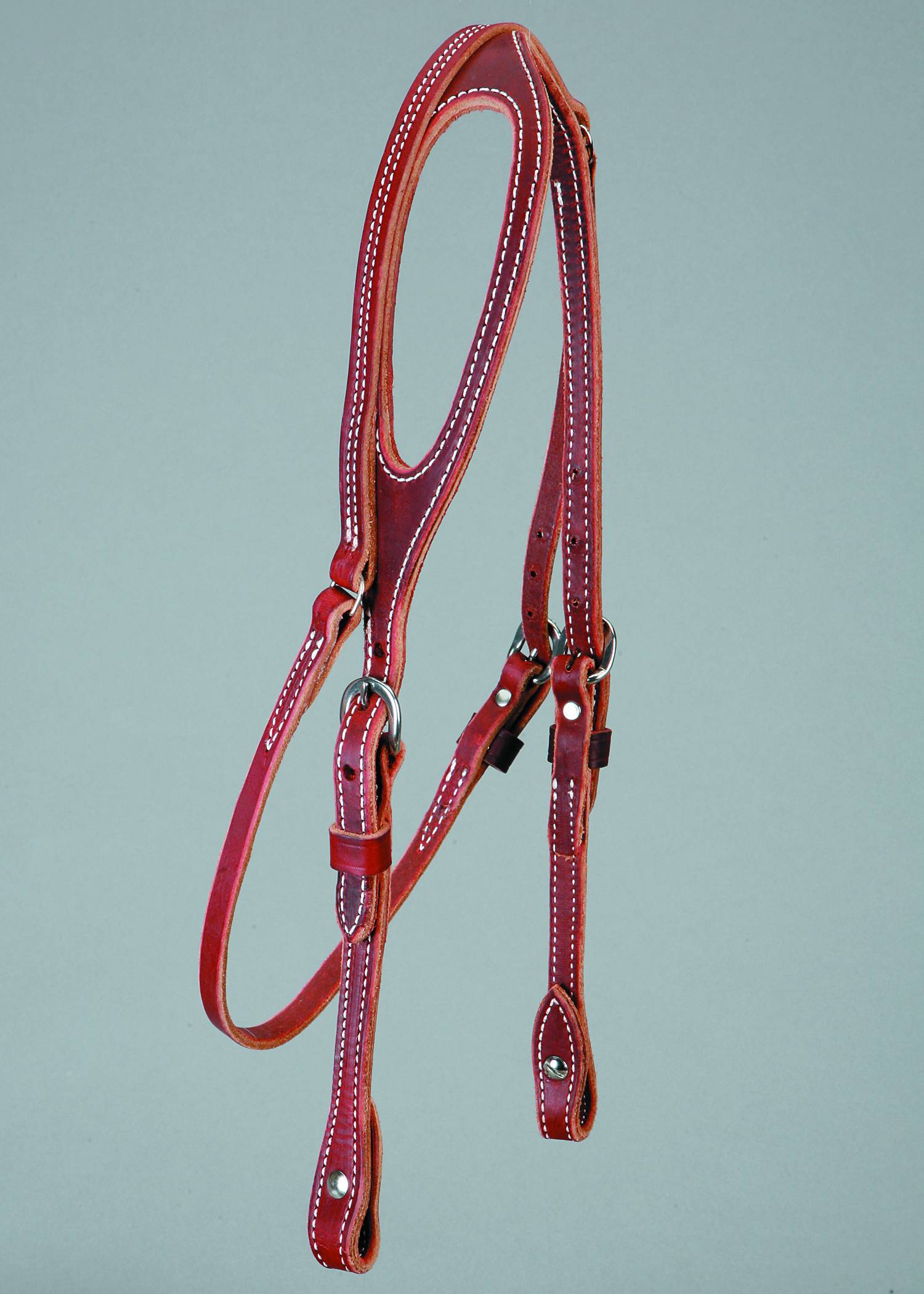 Colorado Saddlery Latigo One Ear Headstall - Chicago Screws