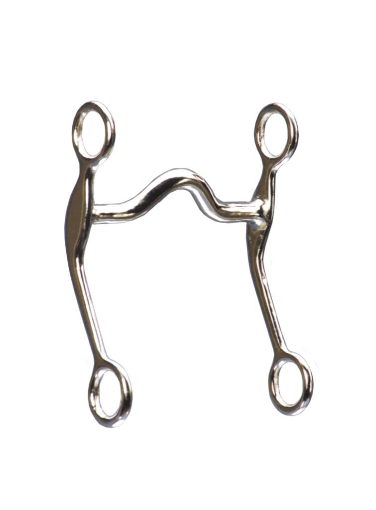 Colorado Saddlery Nickel Plated Quarter Horse Medium Port Curb Bit