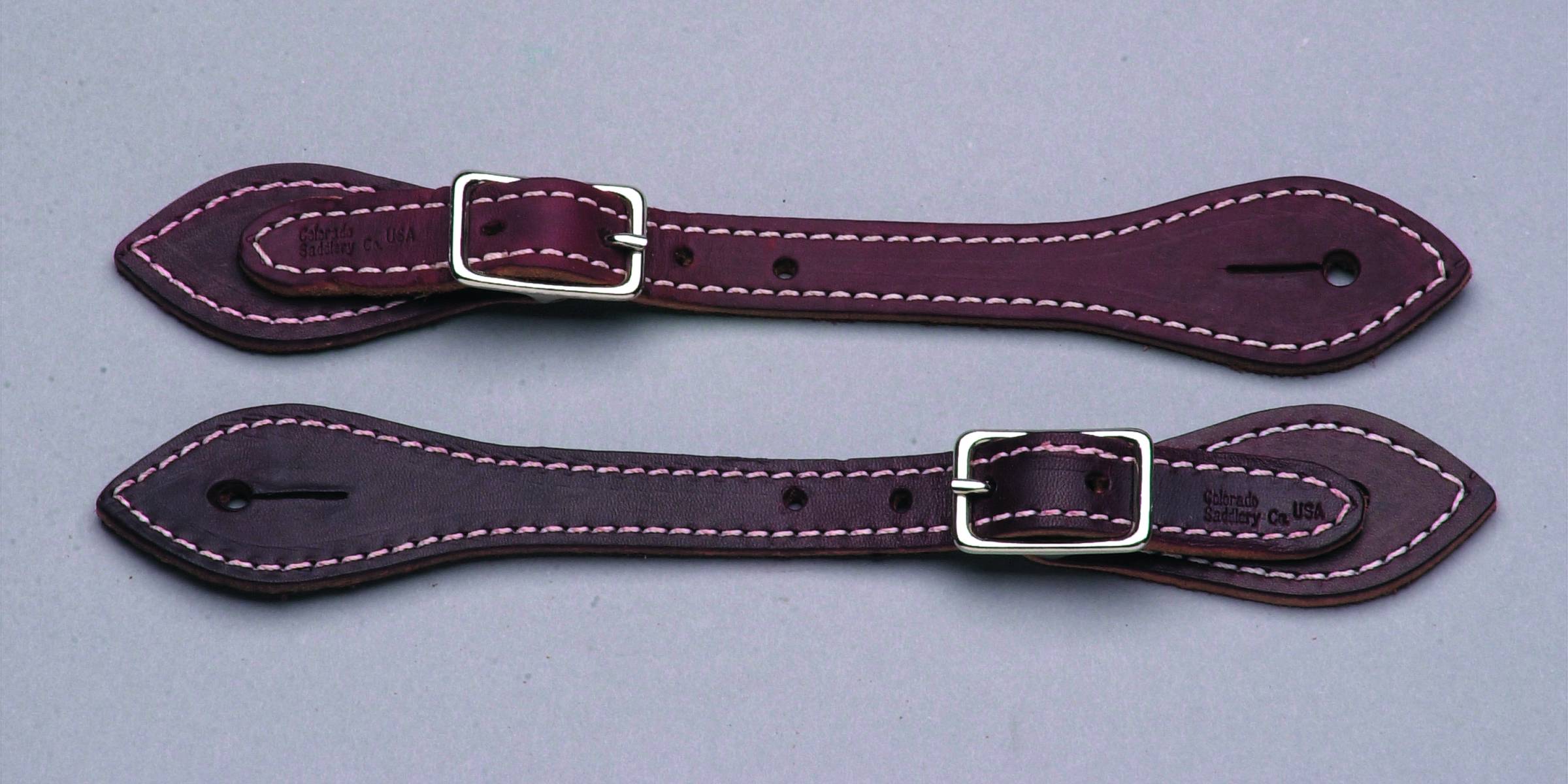 Colorado Saddlery Saddle Stitched Spur Straps