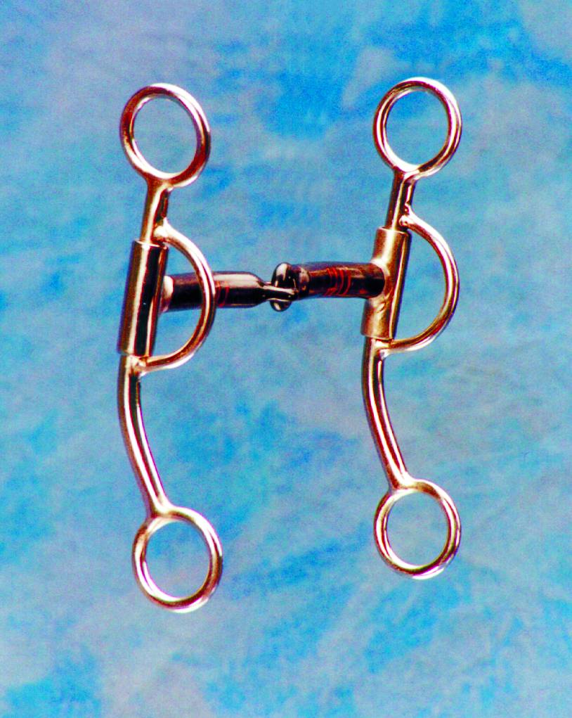 Colorado Saddlery Thick Mouth Tom Thumb Snaffle Bit