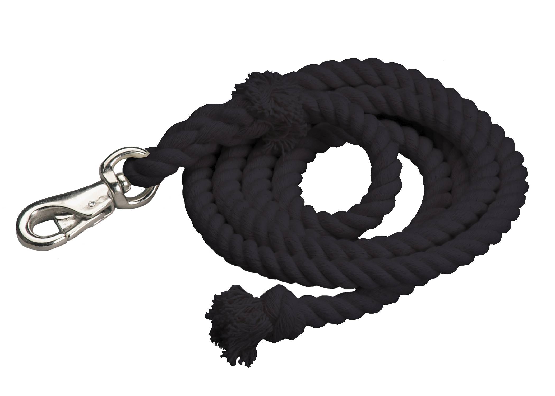 Colorado Saddlery White Stallion Cotton Lead Rope