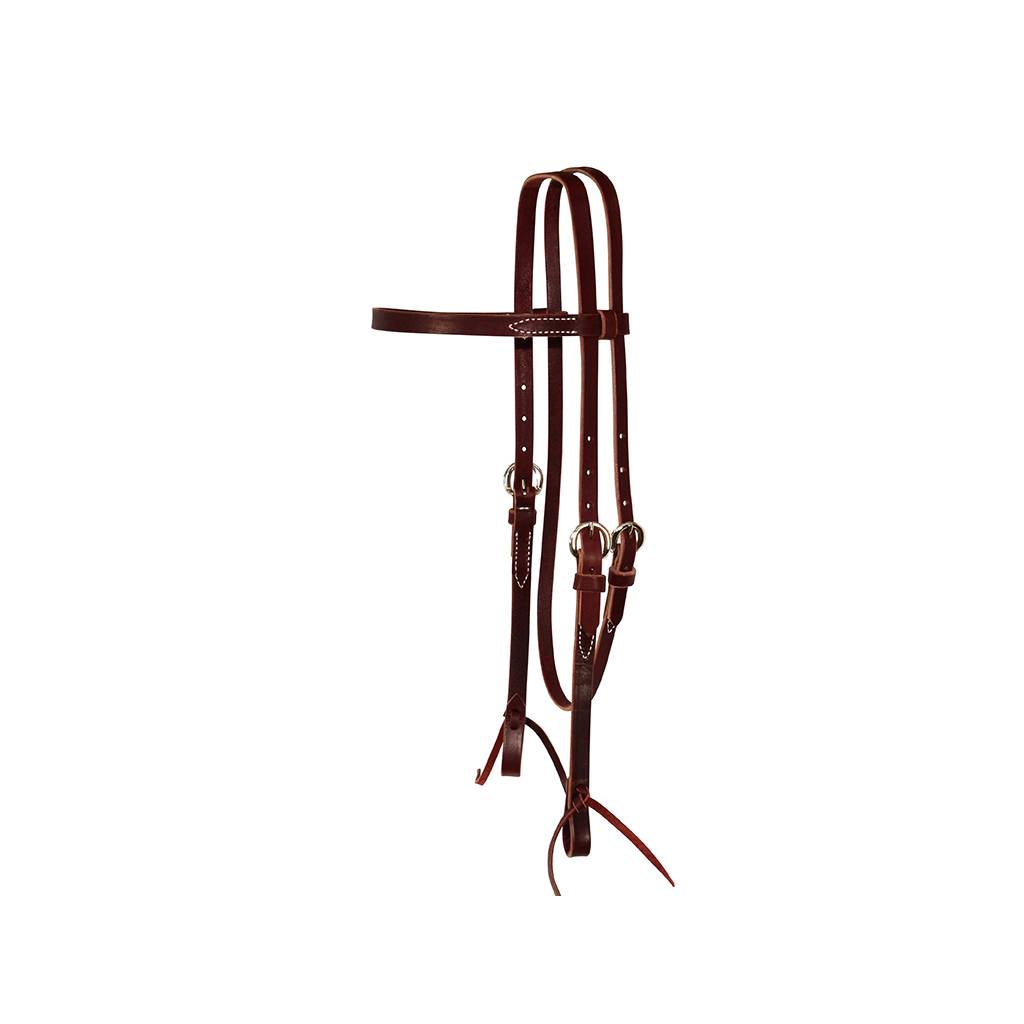 Reinsman Single Ply Browband Headstall With Tie Ends