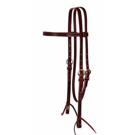 Reinsman Single Ply Browband Headstall With Tie Ends