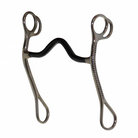 Reinsman Diamond R Rope Design Sweet Iron Medium Port Snaffle Bit